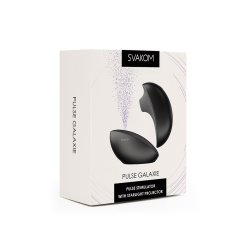 SVAKOM - PULSE GALAXIE - AIR PRESSURE VIBRATOR - SORT