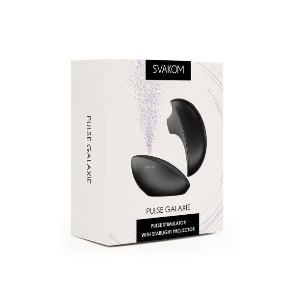 SVAKOM - PULSE GALAXIE - AIR PRESSURE VIBRATOR - SORT
