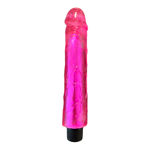 Dildo vibrator 22cm, pink