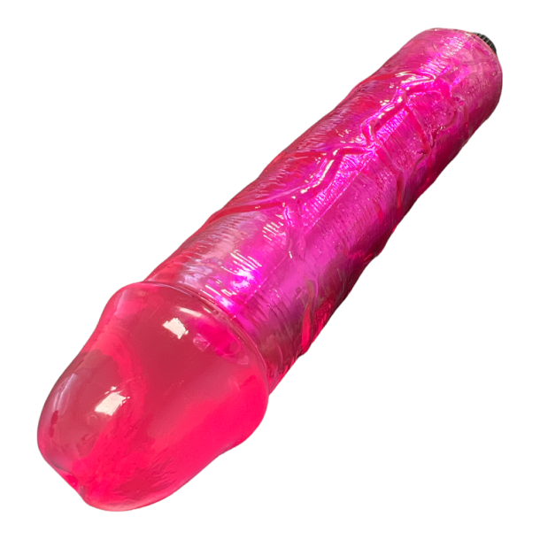 Dildo vibrator 22cm, pink