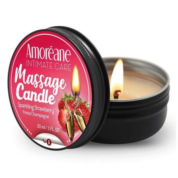 Amoreane jordb�r massage lys 30 ml