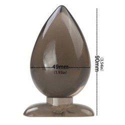 Stort bl�dt analplug transparent