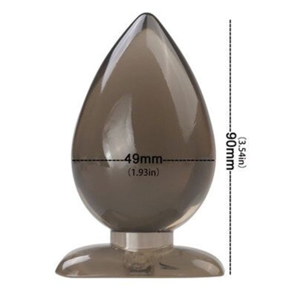 Stort bl�dt analplug transparent