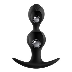 Analplug med st�lkugler silikone - small