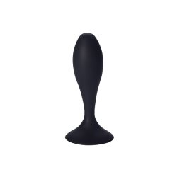 Lille buttplug silikone - sort