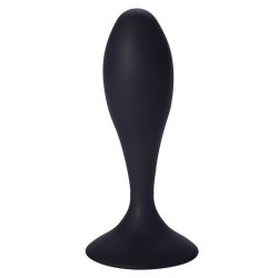 Stort buttplug i silikone - sort