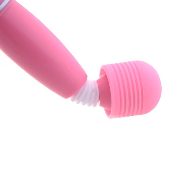 Wand diamond grip vibrator, pink