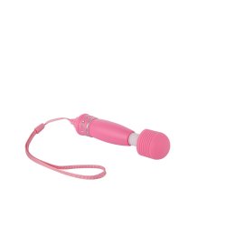Wand diamond grip vibrator, pink