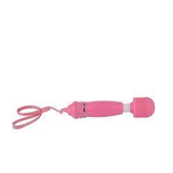 Wand diamond grip vibrator, pink