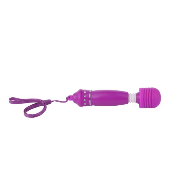 Wand vibrator diamond grip - lilla