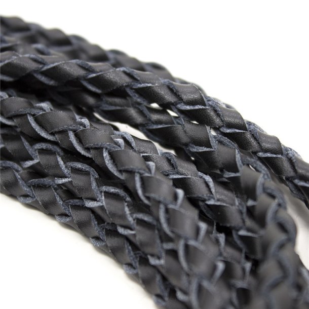 Flettet deluxe whip - sort