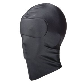 Lukket spandex maske, sort