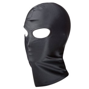 Spandex maske m. �jenhuller, sort