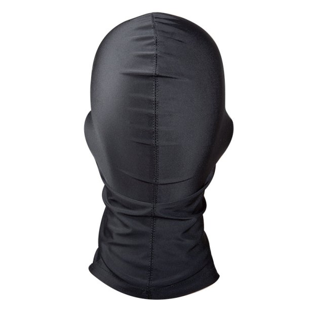 Lukket spandex maske, sort