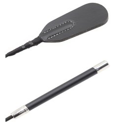 Ridepisk whip-it, sort  44cm