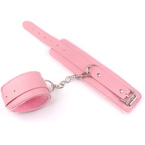 Ankel/h�ndled cuffs, pink