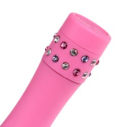 Diamonds vibrator - pink