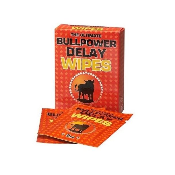 Bull power delay whipes 6 stk