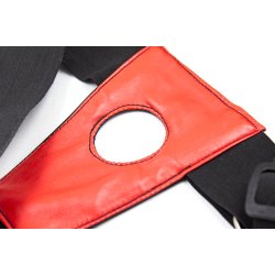 Harness til strap-on dildoer, vendbar sort/r�d