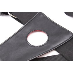 Harness til strap-on dildoer, vendbar sort/r�d