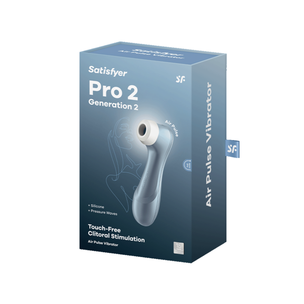 SATISFYER - PRO 2 AIR PULSE STIMULATOR BLUE