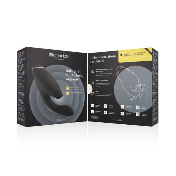 WOMANIZER - DUO 2 STIMULATOR BLACK