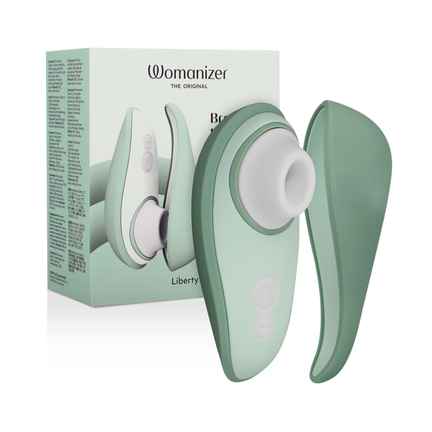 WOMANIZER - LIBERTY 2 CLITORIS STIMULATOR &amp; SUCTION LIGHT GREEN