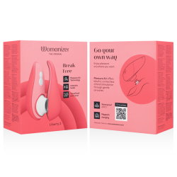 WOMANIZER - LIBERTY 2 CLITORIS STIMULATOR &amp; SUCTION PINK