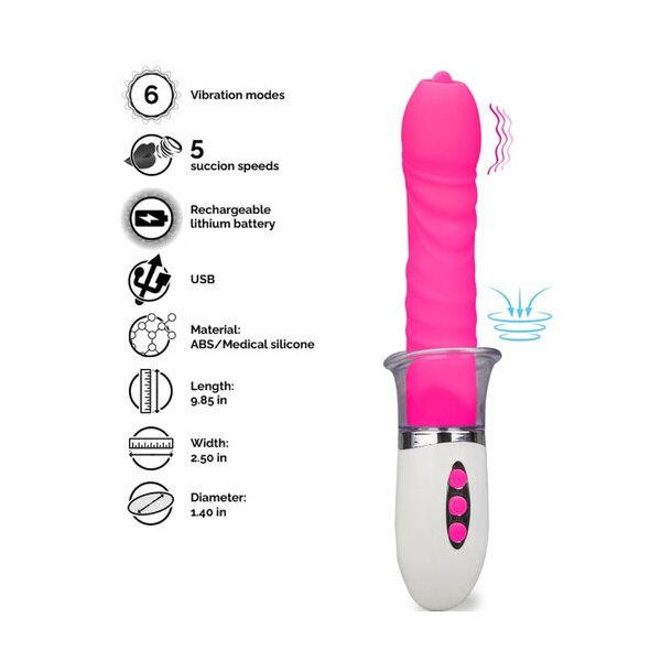 ARMONY - LIBERTY VIBRATOR &amp; THRUSTING WITH TONGUE