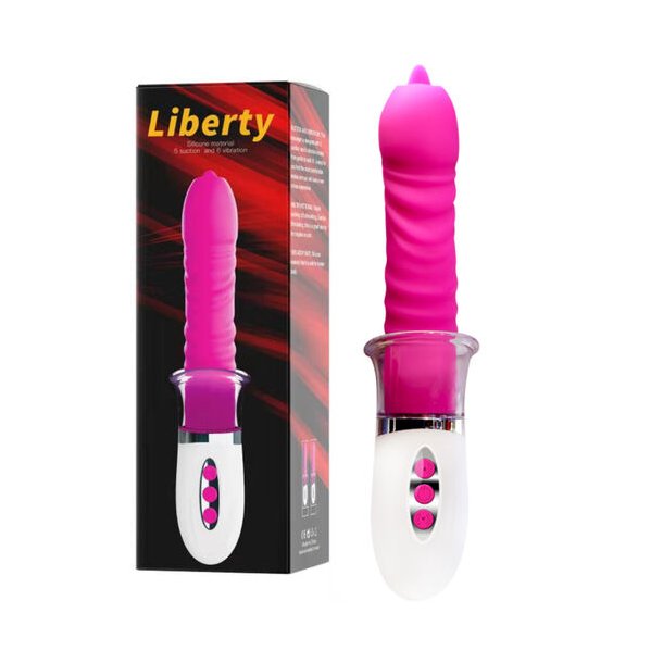 ARMONY - LIBERTY VIBRATOR &amp; THRUSTING WITH TONGUE