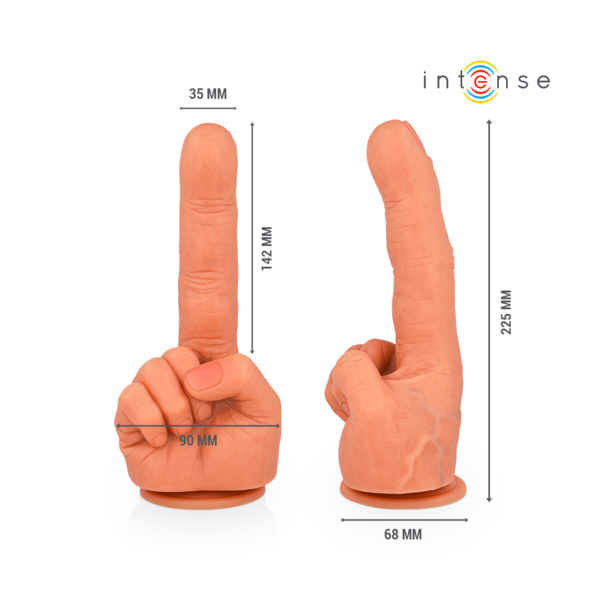 INTENSE - HUBERT G-SPOT STIMULATOR FLEXIBLE HAND 14.2 CM