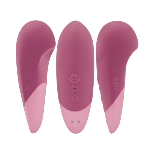 WOMANIZER - VIBE LAY-ON SILENT VIBRATOR DUSKY PINK