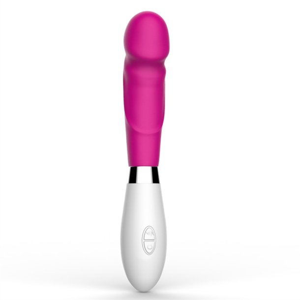 Dildo vibrator 10 hastigheder, rose red 