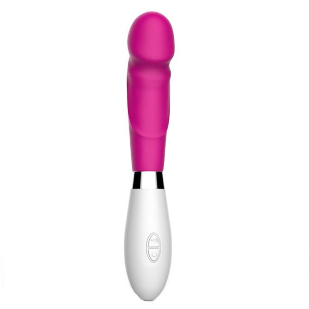 Dildo vibrator 10 hastigheder, rose red 
