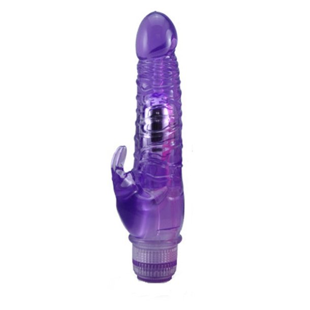Rabbit touch dildo vibrator, lilla