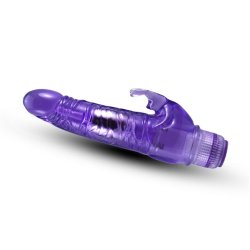 Rabbit touch dildo vibrator, lilla