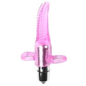 Finger vibrator with pink sensation 