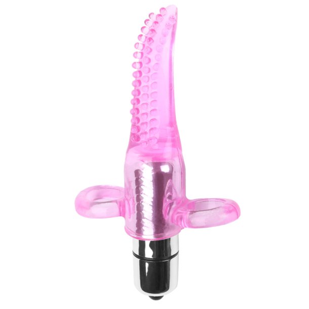 Finger vibrator with pink sensation 