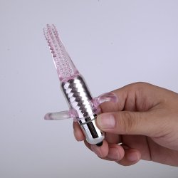 Finger vibrator with pink sensation 