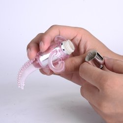 Finger vibrator with pink sensation 