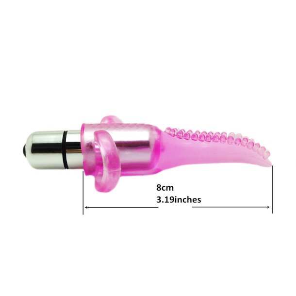 Finger vibrator with pink sensation 