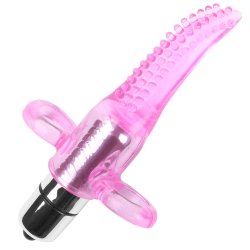 Finger vibrator with pink sensation 