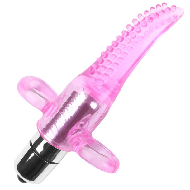 Finger vibrator with pink sensation 