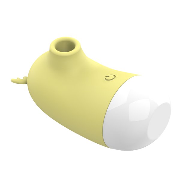 Klitoris lufttryksstimulator elg - gul/hvid