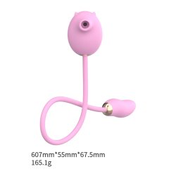 Lufttryksvibrator m. vibrerende �g, pink