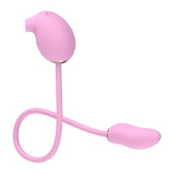 Lufttryksvibrator m. vibrerende �g, pink
