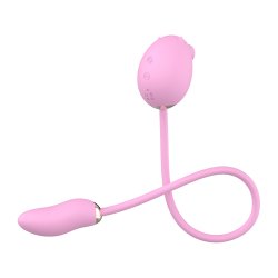 Lufttryksvibrator m. vibrerende �g, pink