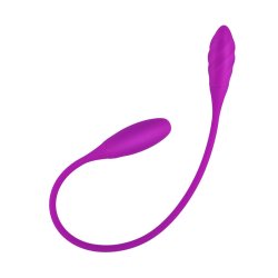 Double head vibrator egg, lilla