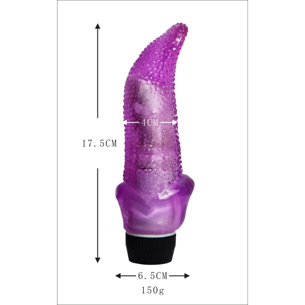 Vibrator dildo dirty purple tounge 