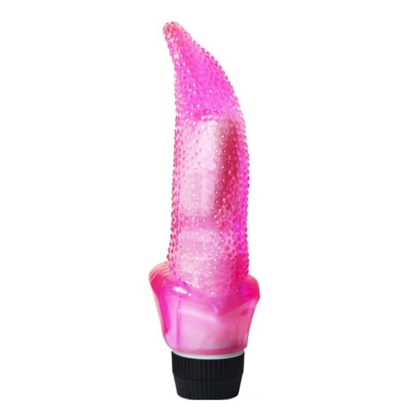 Vibratordildo pink lick